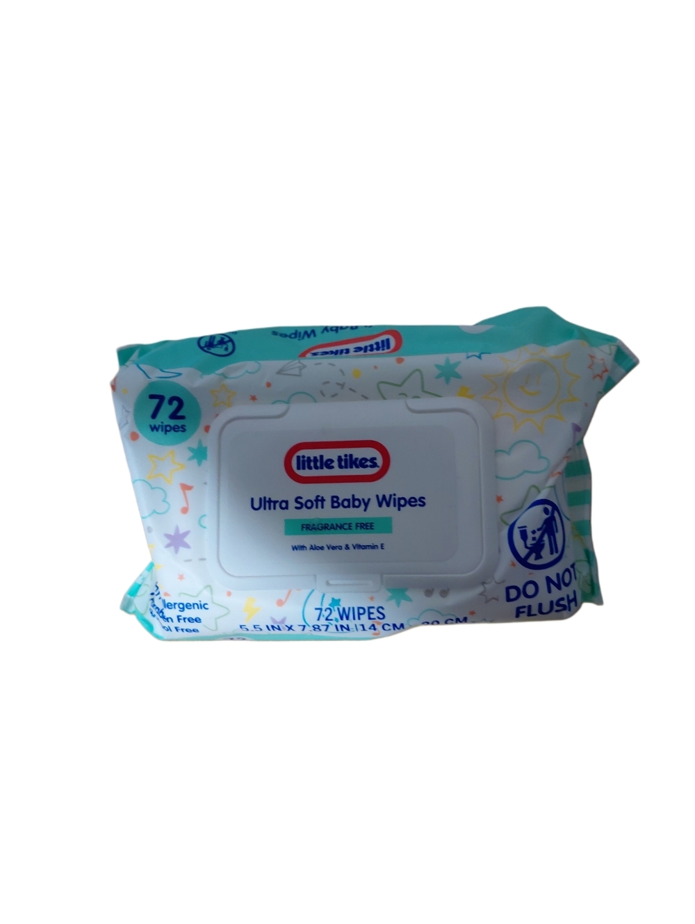 Little Tikes Ultra Soft Baby Wipes - White & Aqua Pack